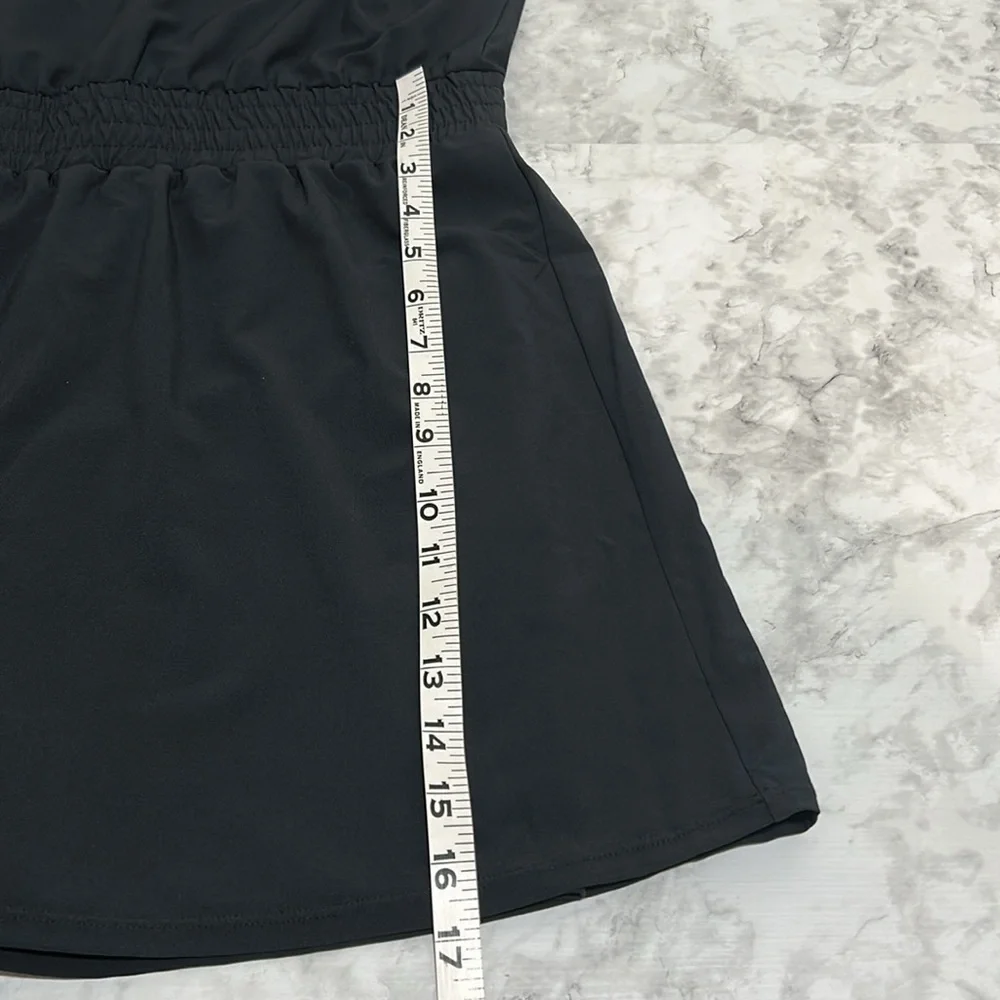 ABERCROMBIE WOMEN SKIRT ROMPER BLACK Sz XLP - Picture 6 of 9